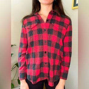 Madewell Cotton Plaid Flannel Shirt